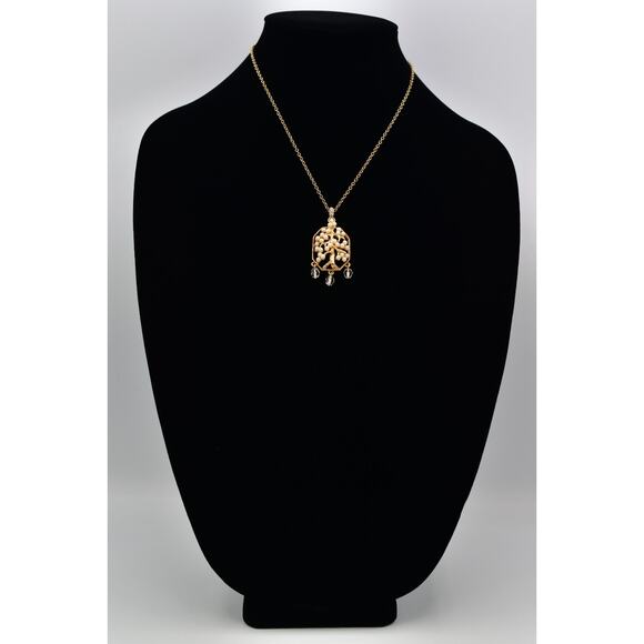 Tatiana Fabergé Imperial Collection French Pendant Necklace Family Tree Bin6B - Picture 2 of 12